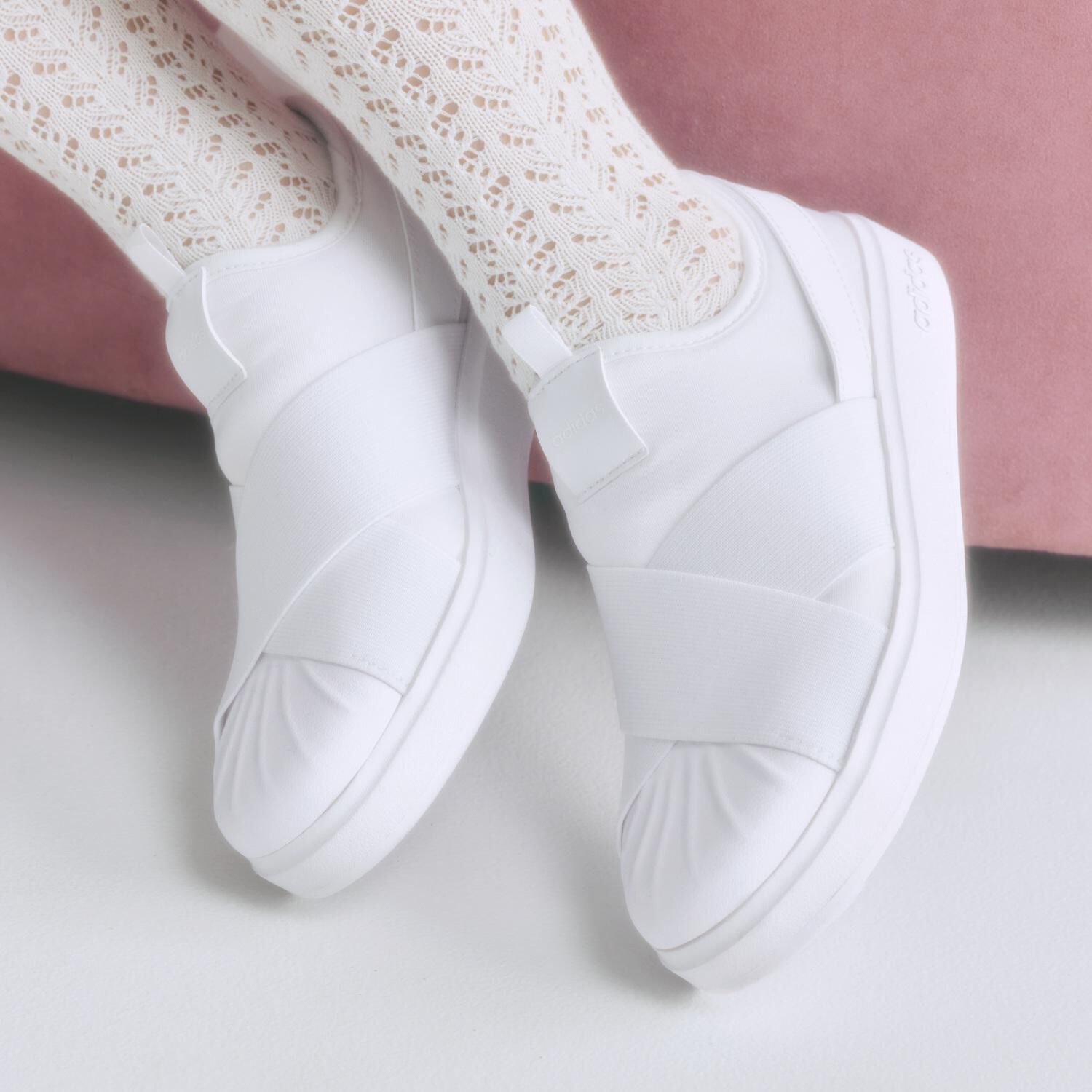 adidas「【ADIDAS】STREETTALK SLIPON」|スニーカー|ホワイト