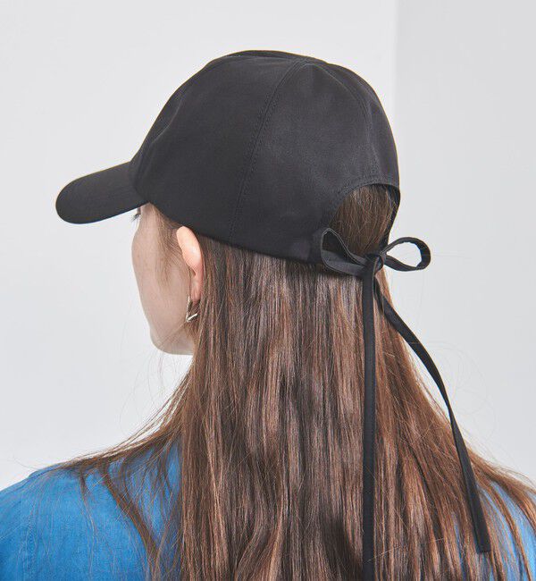 UNITED ARROWS「コットン バックリボン キャップ UV」|キャップ・キャスケット|