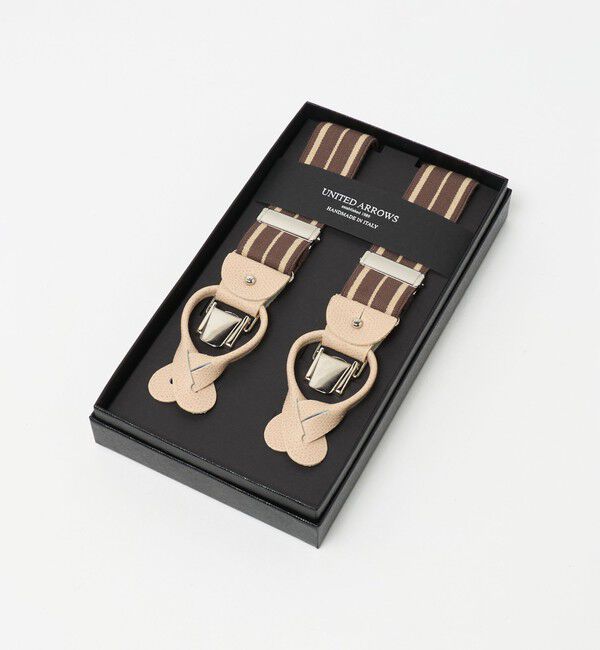 UNITED ARROWS「ストライプ サスペンダー」|サスペンダー|