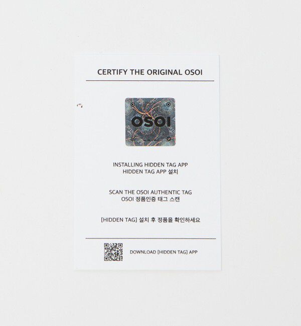 OSOI「＜OSOI＞BOAT BROT バッグ GRAY」|ハンドバッグ|