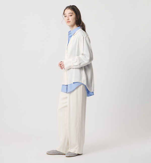 UNITED ARROWS「オープンカラー シャツ ジャケット」|シャツ・ブラウス|