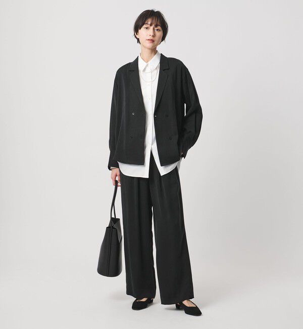 UNITED ARROWS「オープンカラー シャツ ジャケット」|シャツ・ブラウス|