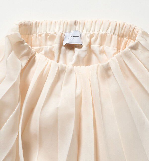 UNITED ARROWS「オーガンジー プリーツスカート」|スカート|