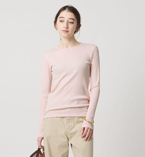 UNITED ARROWS「コットン テレコ クルーネック カットソー」|Tシャツ・カットソー|