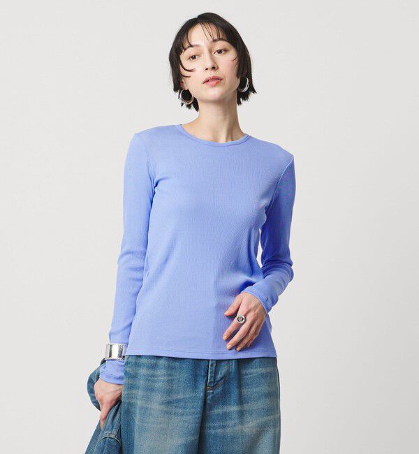 UNITED ARROWS「コットン テレコ クルーネック カットソー」|Tシャツ・カットソー|