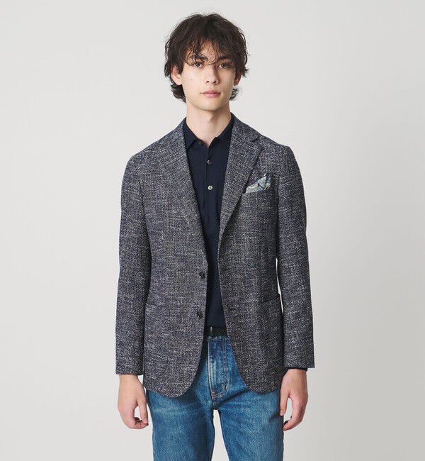 UNITED ARROWS「ファンシーツイード シングル 3ボタン テーラード ジャケット C-MODEL」|テーラードジャケット|ROYAL
