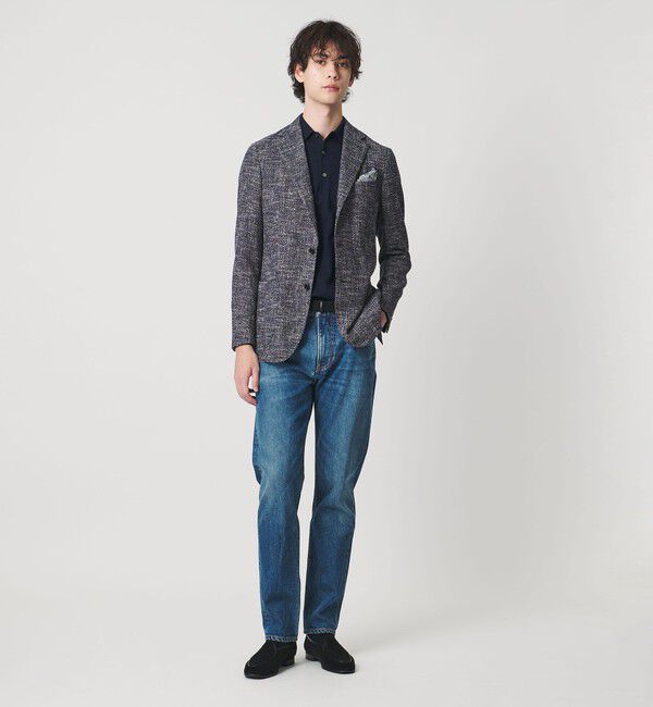 UNITED ARROWS「ファンシーツイード シングル 3ボタン テーラード ジャケット C-MODEL」|テーラードジャケット|