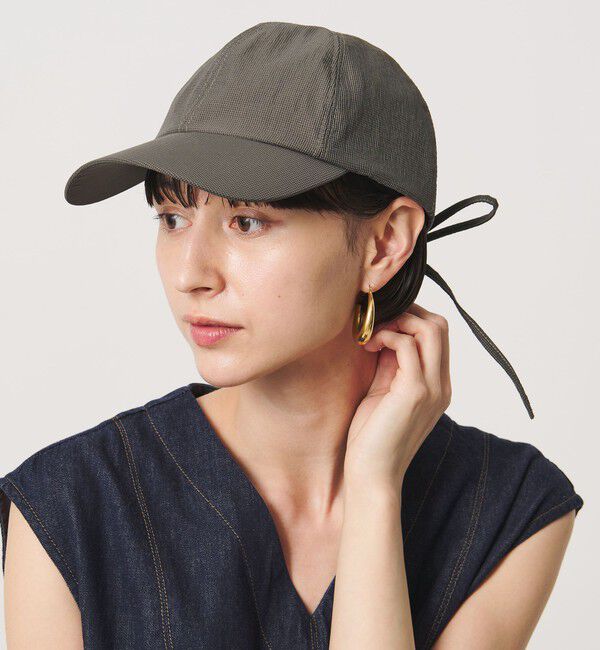 UNITED ARROWS「リップストップ UV キャップ」|キャップ・キャスケット|DK.GRAY