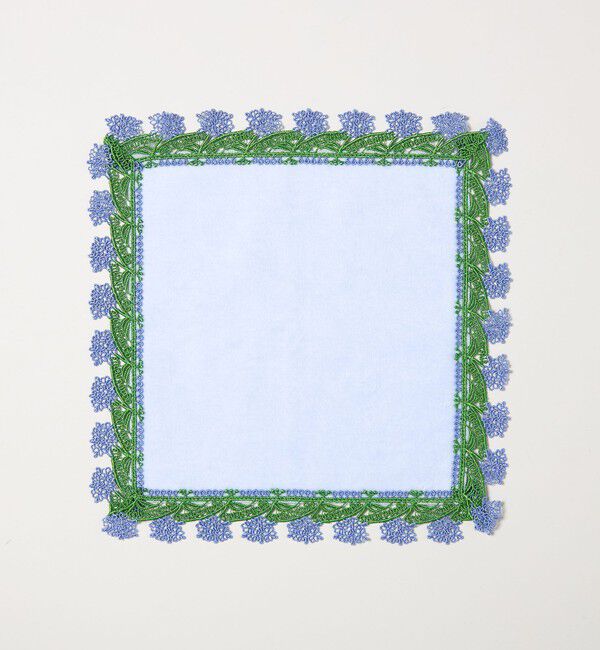 UNITED ARROWS「＜近沢レース店＞アガパンサス ハンカチ」|ハンカチ|