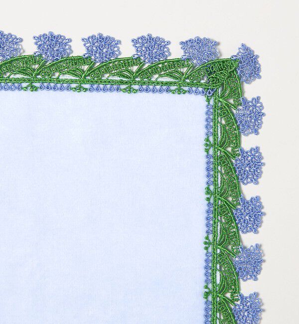 UNITED ARROWS「＜近沢レース店＞アガパンサス ハンカチ」|ハンカチ|