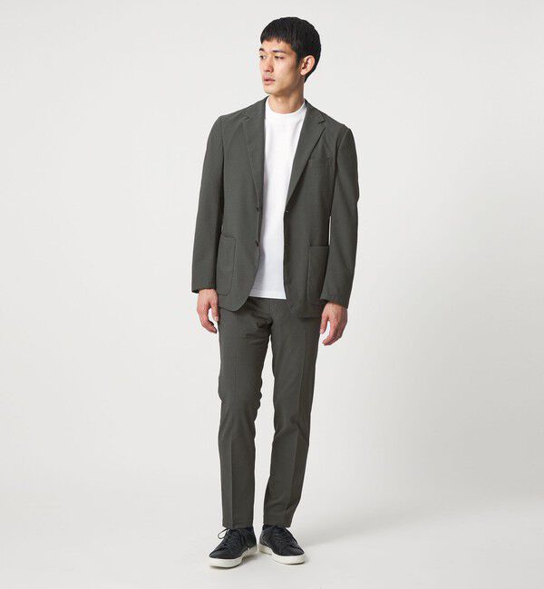 UNITED ARROWS「ライトサッカー 2ボタン テーラード ジャケット UA COZY ウォッシャブル 2WAYストレッチ」|テーラードジャケット|