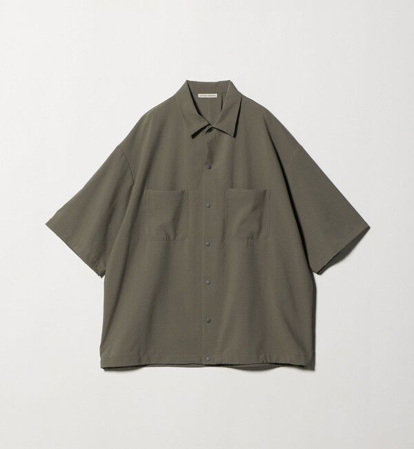 UNITED ARROWS「DotAir ドットエア サッカー ダブルポケットシャツ　吸水速乾」|シャツ・ブラウス|OLIVE