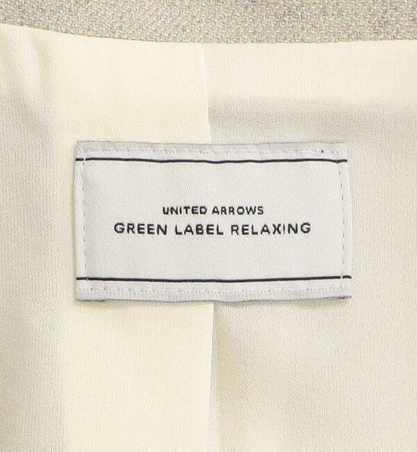 UNITED ARROWS green label relaxing「Greed グリード メランジ テーラード ジレ ウォッシャブル ストレッチ」|ベスト・ジレ|