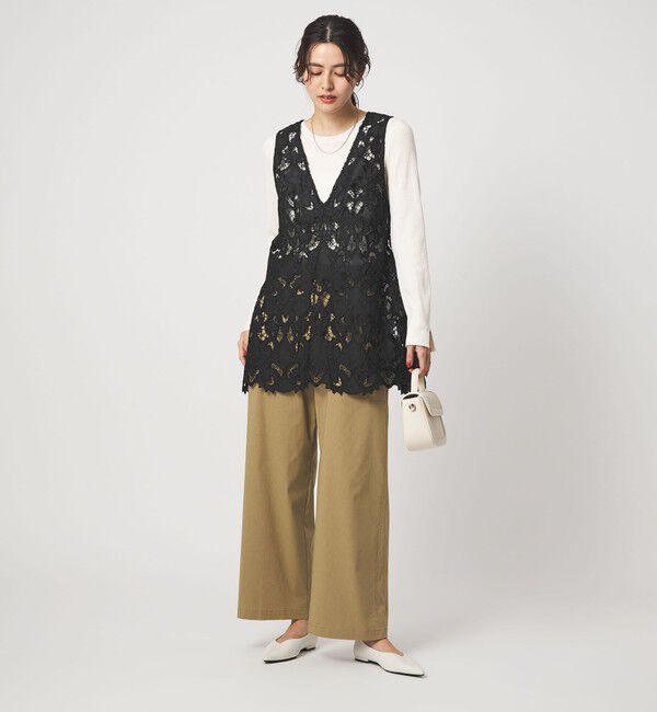 UNITED ARROWS green label relaxing「レース ノースリーブ ブラウス」|シャツ・ブラウス|