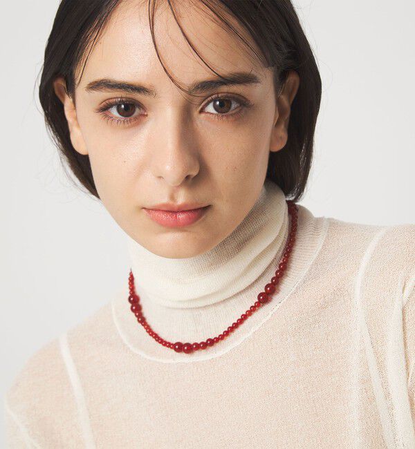 UNITED ARROWS green label relaxing「＜Kara Yoo＞AVERY ネックレス」|ネックレス|RED