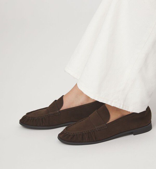 UNITED ARROWS green label relaxing「ギャザー ローファー」|その他|