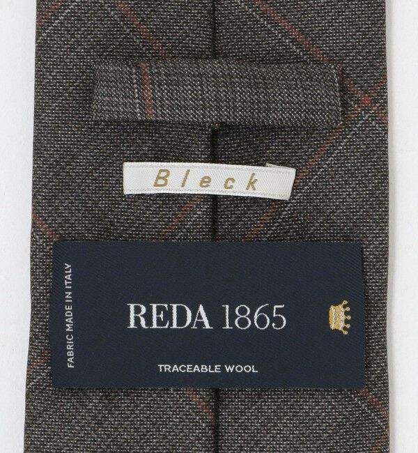 UNITED ARROWS green label relaxing「＜Bleck＞8.0cm REDA チェック1 ネクタイ」|ネクタイ・蝶ネクタイ|