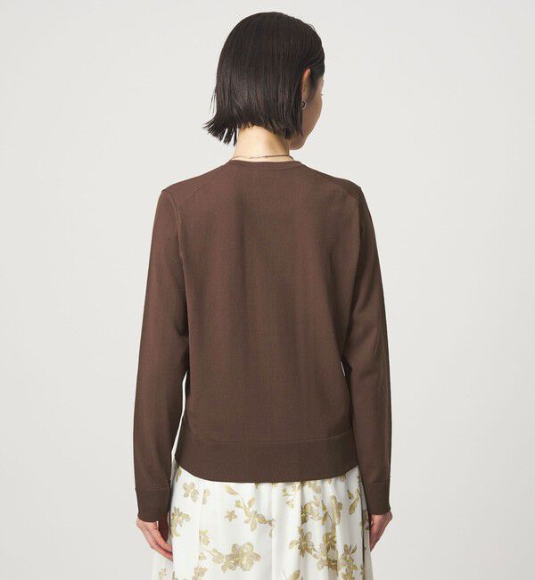 UNITED ARROWS green label relaxing「HIYOKE クルーネック ニット カーディガン マシンウォッシャブル 接触冷感 UVカット 遮熱」|カーディガン|