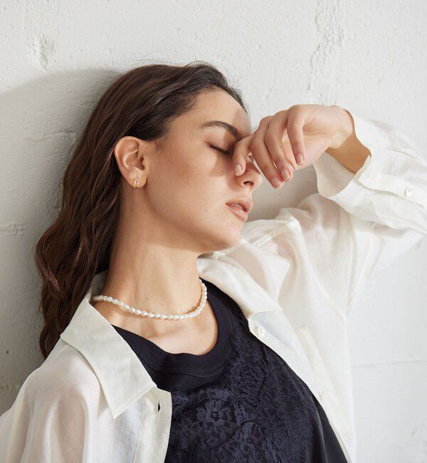 UNITED ARROWS green label relaxing「【WEB限定】フェイクパール トグル ネックレス」|ネックレス|