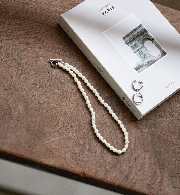 UNITED ARROWS green label relaxing「【WEB限定】フェイクパール トグル ネックレス」|ネックレス|