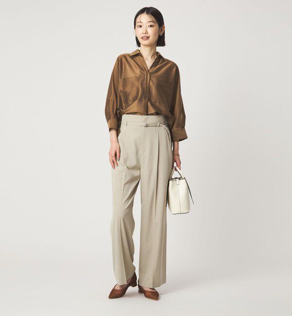 UNITED ARROWS green label relaxing「カールマイヤー スキッパー ポケット シャツ マシンウォッシャブル 通気性」|シャツ・ブラウス|