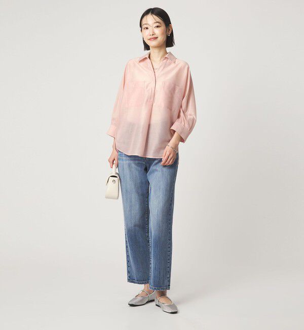 UNITED ARROWS green label relaxing「カールマイヤー スキッパー ポケット シャツ マシンウォッシャブル 通気性」|シャツ・ブラウス|