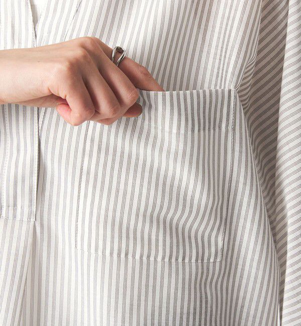 UNITED ARROWS green label relaxing「カールマイヤー スキッパー ポケット シャツ マシンウォッシャブル 通気性」|シャツ・ブラウス|