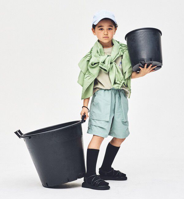 UNITED ARROWS green label relaxing「【スタメンシリーズ】タッサー ハーフパンツ / キッズ  100cm-160cm」|その他|