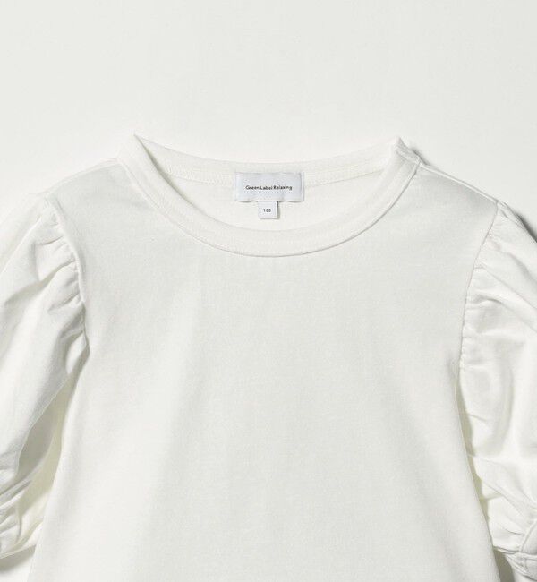 UNITED ARROWS green label relaxing「【スタメンシリーズ】パフスリーブ Tシャツ / キッズ  100cm-160cm」|Tシャツ・カットソー|