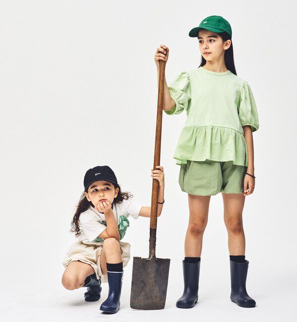 UNITED ARROWS green label relaxing「【スタメンシリーズ】パフスリーブ Tシャツ / キッズ  100cm-160cm」|Tシャツ・カットソー|LIME