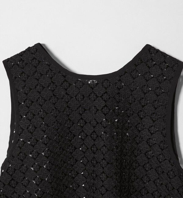 EMMEL REFINES「＜EMMEL REFINES＞EM クローバーレース ノースリーブ プルオーバー」|シャツ・ブラウス|