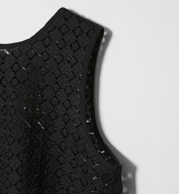 EMMEL REFINES「＜EMMEL REFINES＞EM クローバーレース ノースリーブ プルオーバー」|シャツ・ブラウス|