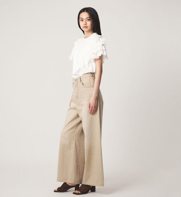 EMMEL REFINES「＜EMMEL REFINES＞EM ソデフリル プルオーバー」|Tシャツ・カットソー|