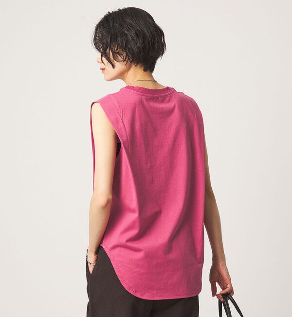 UNITED ARROWS green label relaxing「ショルダータック ノースリーブ プルオーバー カットソー」|Tシャツ・カットソー|