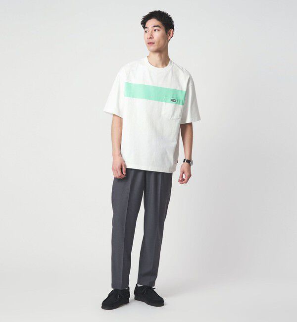UNITED ARROWS green label relaxing「【別注】＜CHUMS＞GLR ライン ポケット 半袖 Tシャツ」|Tシャツ・カットソー|