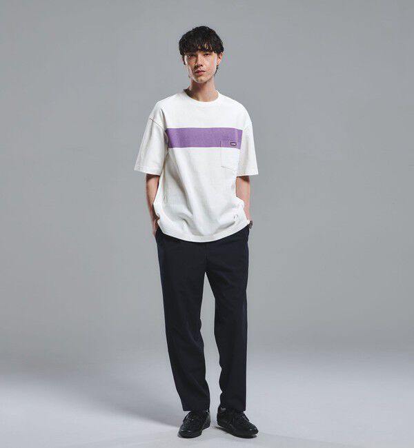 UNITED ARROWS green label relaxing「【別注】＜CHUMS＞GLR ライン ポケット 半袖 Tシャツ」|Tシャツ・カットソー|