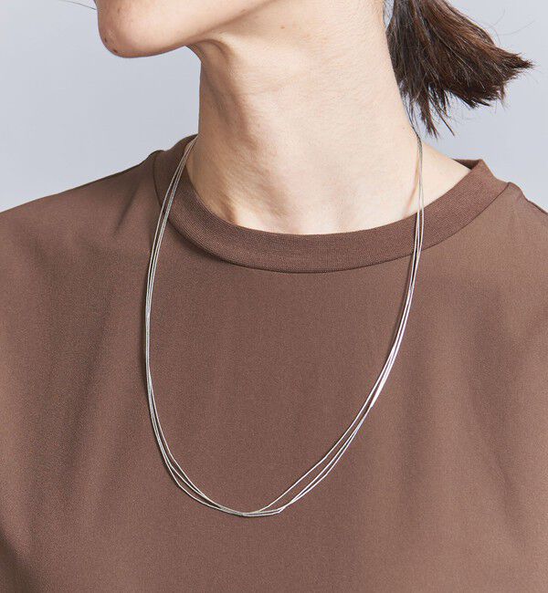 BEAUTY&YOUTH UNITED ARROWS「＜Native SilverStreams＞シルバー 3連 ネックレス」|ネックレス|SILVER