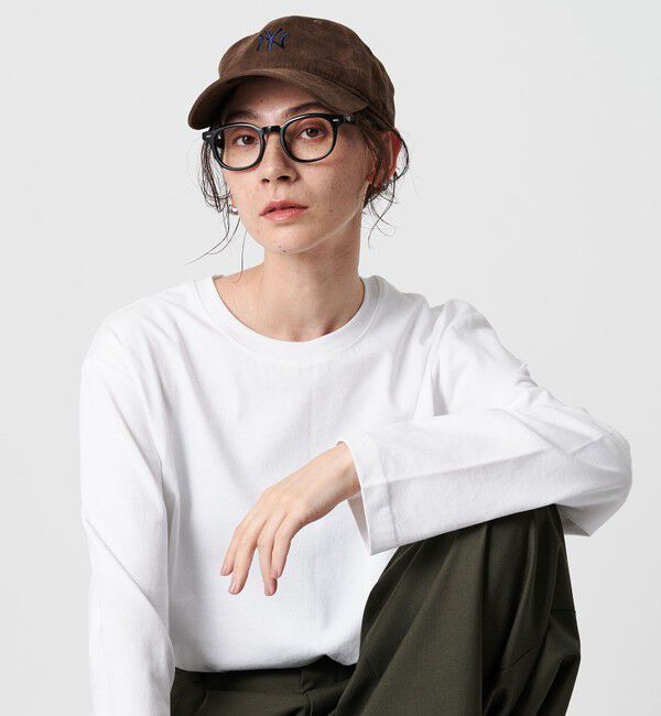 BEAUTY&YOUTH UNITED ARROWS「【別注】＜NEW ERA＞スエードライク ロゴ キャップ」|キャップ・キャスケット|