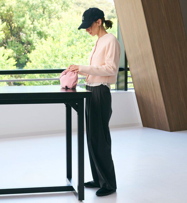 BEAUTY&YOUTH UNITED ARROWS「ポリエステルブレンド カーブパンツ」|スラックス|