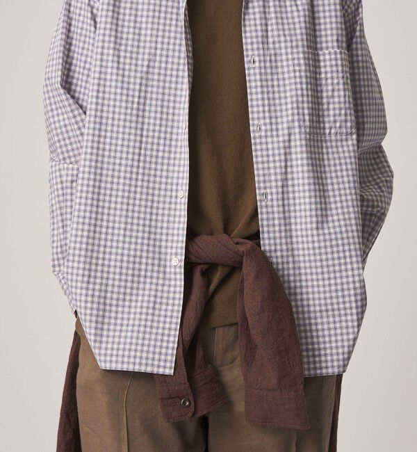 STEVEN ALAN「＜Steven Alan＞ ヘイズ チェック レギュラーカラー シャツ LOOSE」|シャツ・ブラウス|