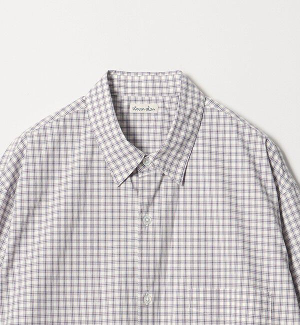 STEVEN ALAN「＜Steven Alan＞ ヘイズ チェック レギュラーカラー シャツ LOOSE」|シャツ・ブラウス|