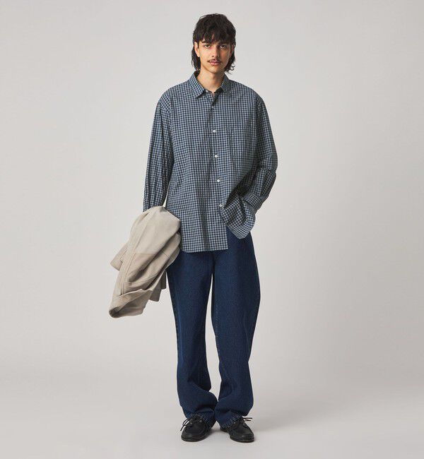 STEVEN ALAN「＜Steven Alan＞ ヘイズ チェック レギュラーカラー シャツ LOOSE」|シャツ・ブラウス|