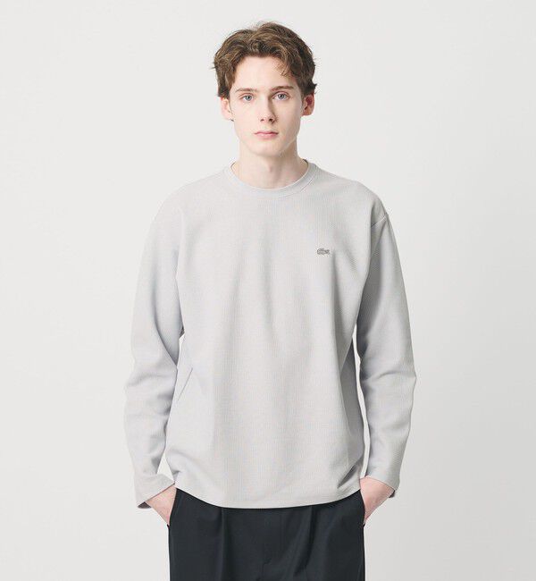 BEAUTY&YOUTH UNITED ARROWS「＜LACOSTE for BEAUTY&YOUTH＞ワントーン ロング スリーブ カットソー」|Tシャツ・カットソー|