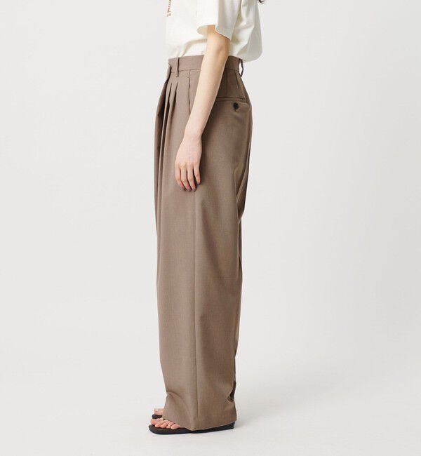 BEAUTY&YOUTH UNITED ARROWS「ポプリン 2タック ラップパンツ ウォッシャブル 吸水速乾 接触冷感」|その他|