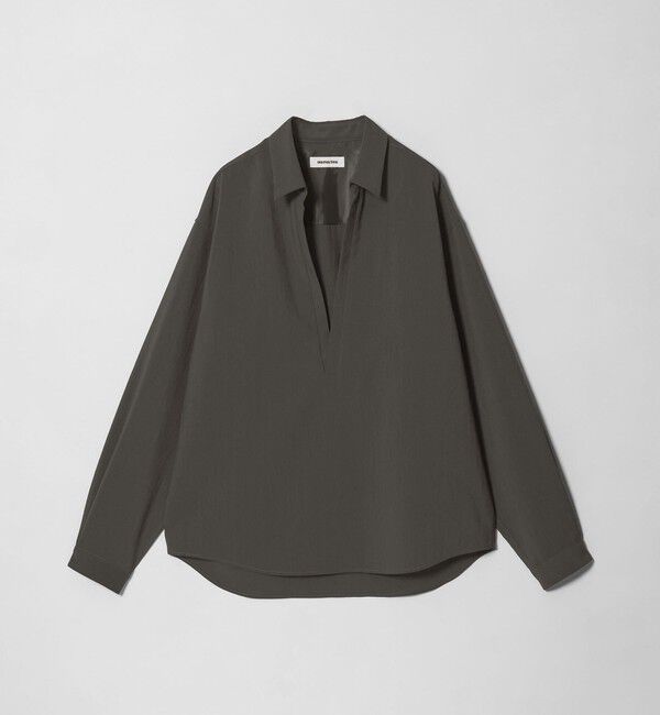 MONKEY TIME「RENU TROシリーズ ディープ Vネック プルオーバー シャツ -セットアップ対応-」|シャツ・ブラウス|