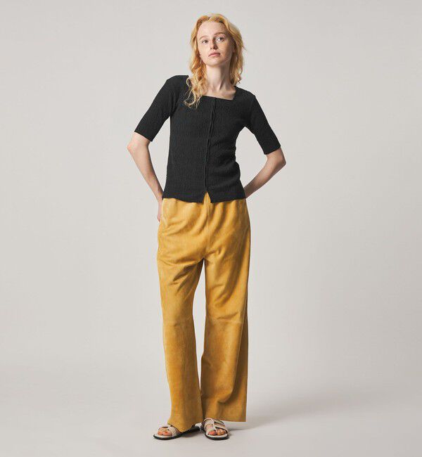 STEVEN ALAN「＜Steven Alan＞スクエアネック カーディガン」|カーディガン|