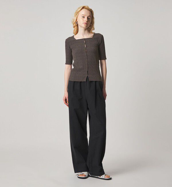 STEVEN ALAN「＜Steven Alan＞スクエアネック カーディガン」|カーディガン|