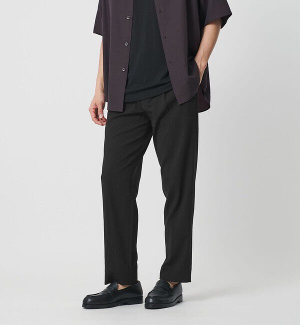 BEAUTY&YOUTH UNITED ARROWS「ソアロン 1プリーツ テーパード イージー パンツ NO.5」|チノ|