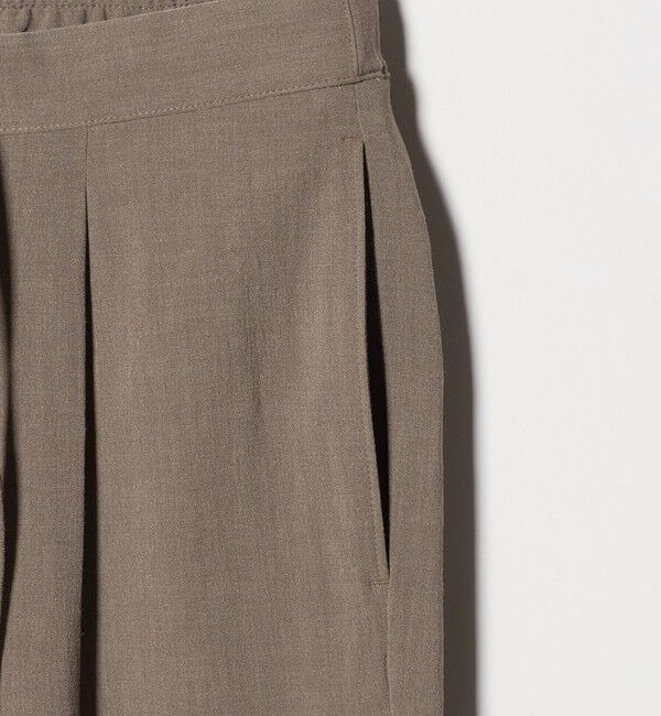 BEAUTY&YOUTH UNITED ARROWS「ソアロン 1プリーツ テーパード イージー パンツ NO.5」|チノ|