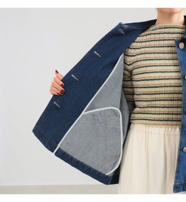 Demi-Luxe BEAMS 「Traditional Weatherwear / Malton デニムブルゾン」|ブルゾン・スタジャン|